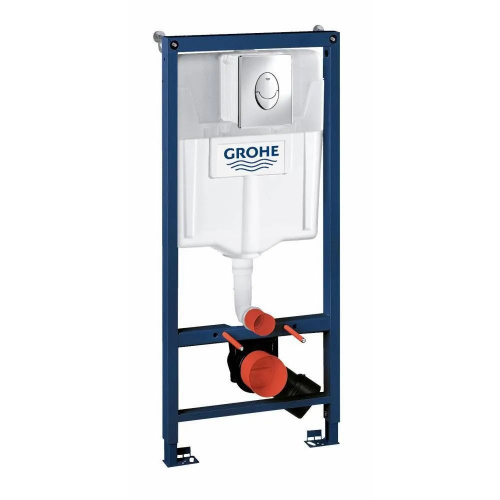 Инсталляция Grohe 38721001 Rapid SL 3 в 1 в сборе, с кнопкой смыва Skate Air