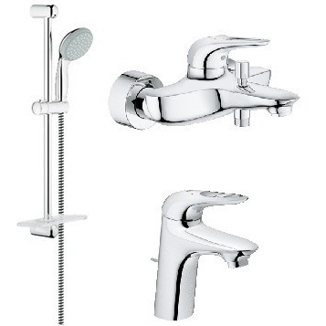Комплект смесителей с душем  GROHE  Eurostyle New  124416