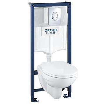 Комплект инсталляция и унитаз подвесной  GROHE  Solido Perfect  39192000