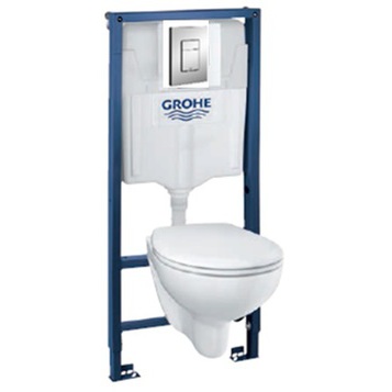 Комплект инсталляция и унитаз подвесной  GROHE  Solido Compact  39586000